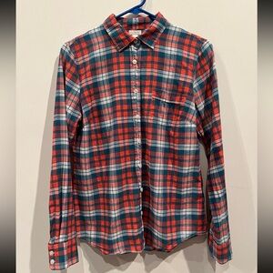 J. Crew Women’s Flannel Shirt Size S